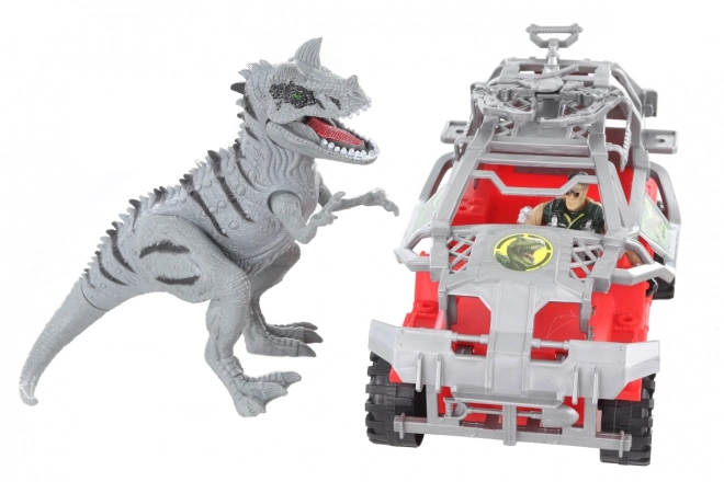 Auto s dinosaurom
