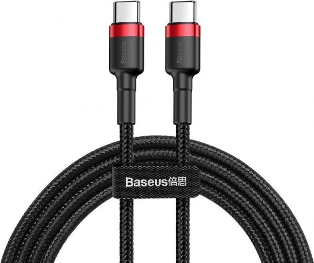 Baseus USB-C kabel za brzo punjenje i prijenos podataka crno/crveni