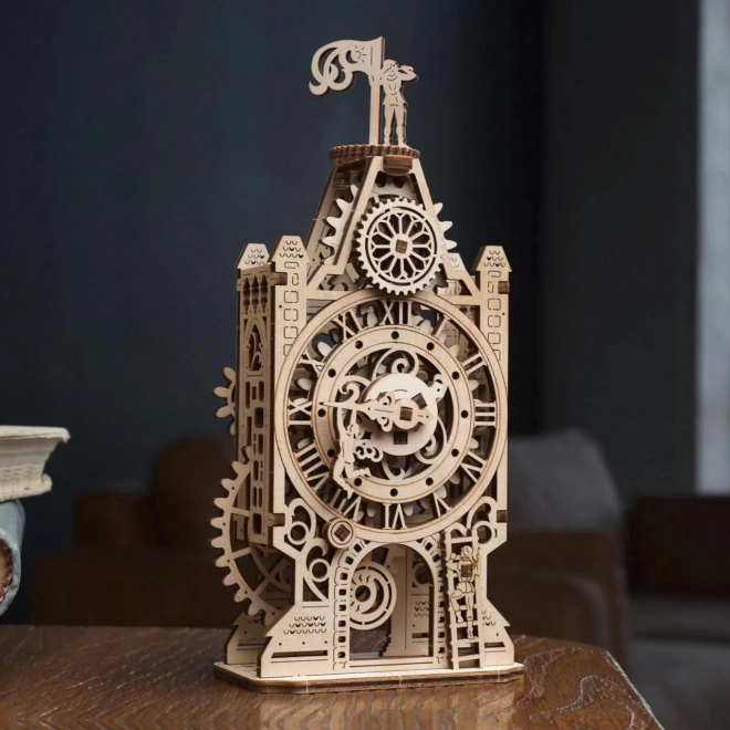 Ugears 3D drveni mehanički puzzle Satni toranj