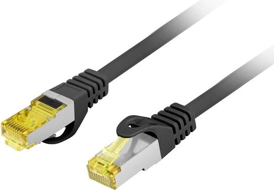 Patchcord kategorije 6a S/FTP LSZH 0,5 m crni