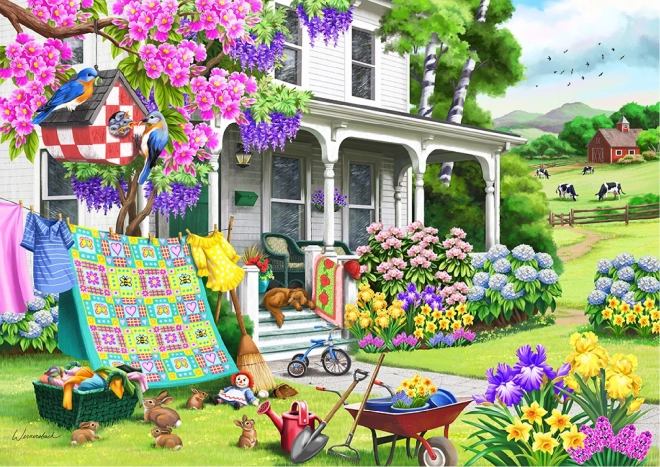 Drvene puzzle Seoski vrt od WOODEN CITY