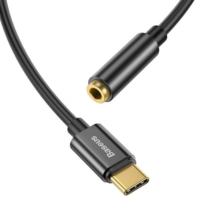 Zvučni adapter Baseus L54 USB-C mini jack 3,5 mm - crni