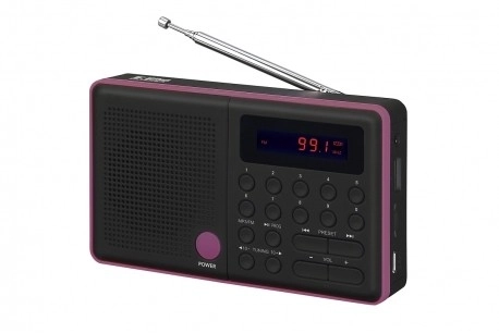 Radio Pliszka USB FM crne