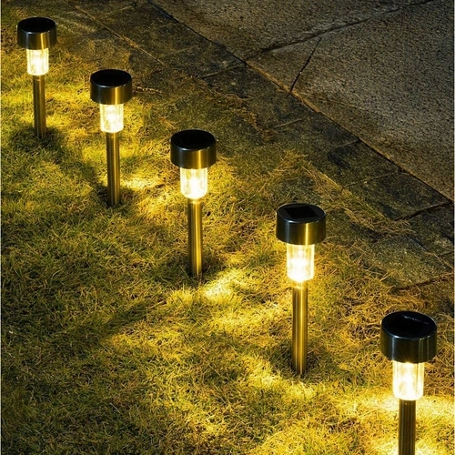 Solarne vrtne vrtne svjetiljke LED - set od 10, vodootporne, toplo bijelo svjetlo