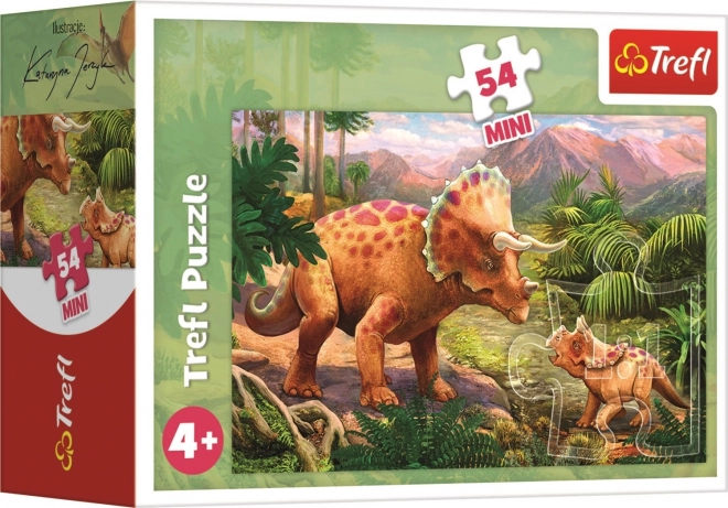 Minipuzzle Dinosauri s 54 komada