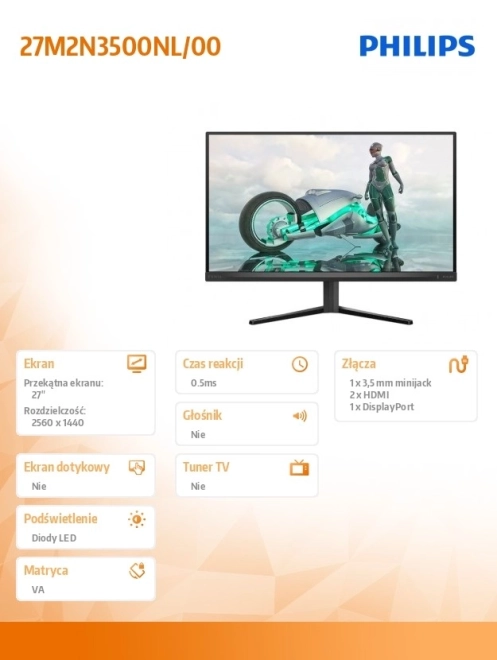 Monitor 27 inča Fast VA 180Hz HDMIx2 DP