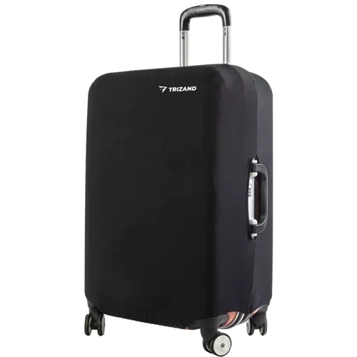 Trizand 23839 Navlaka za putni kovčeg M 62 x 43 x 27 cm crna