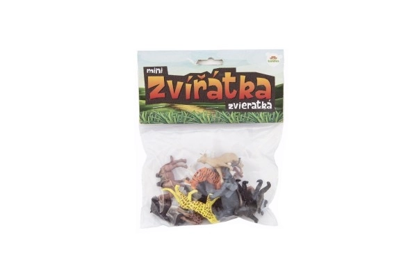 Mini safari ZOO životinje plastika 5-6cm 12kom u vrećici