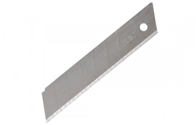 Nož 25 mm 10 ks rezna glava Deli Tools EDL-DP05 (srebrna)