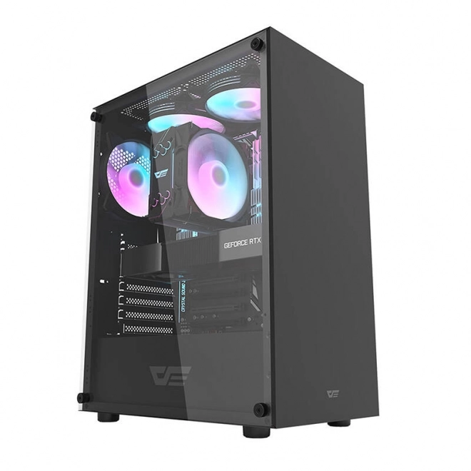 Računalno kućište Darkflash DK100 (crna)
