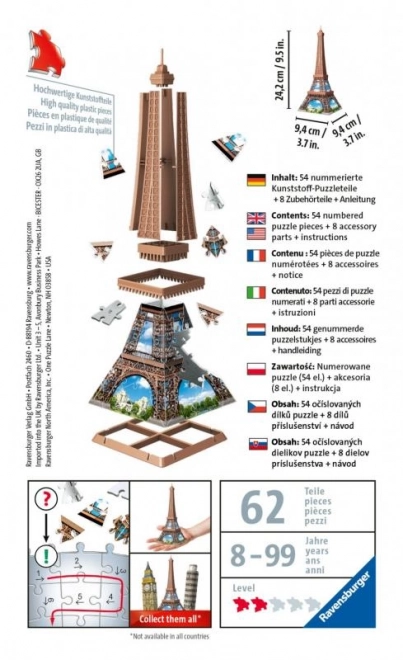 Ravensburger 3D puzzle mini Eiffelovka