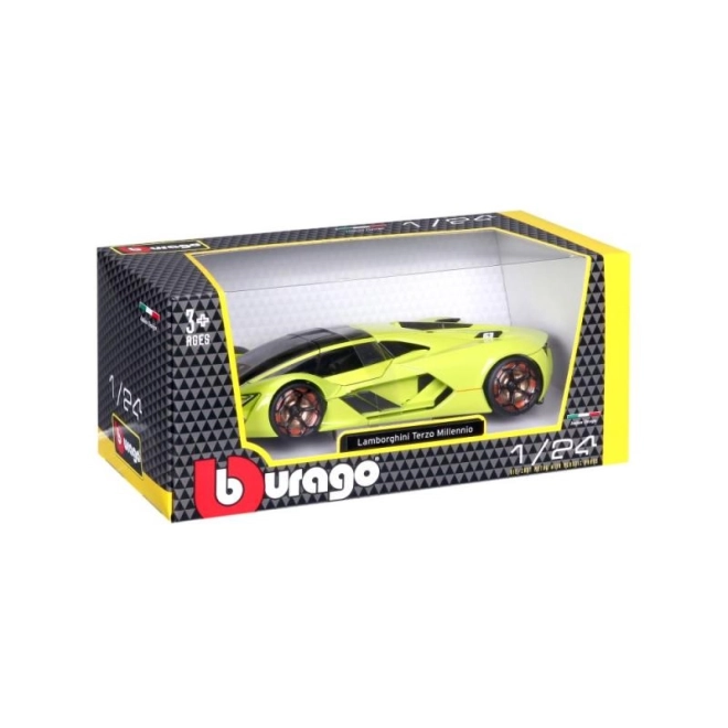 Bburago 1:24 Lamborghini Terzo Millenio Zelena