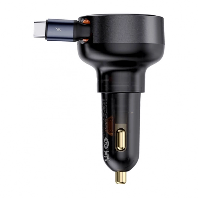 Punjač za auto Baseus Enjoyment Pro s USB-C kabelom