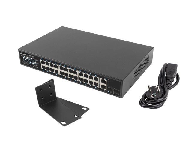 Prekidač 24X 100MB POE+ /2x COMBO 250W RSFE-24P-2C-250