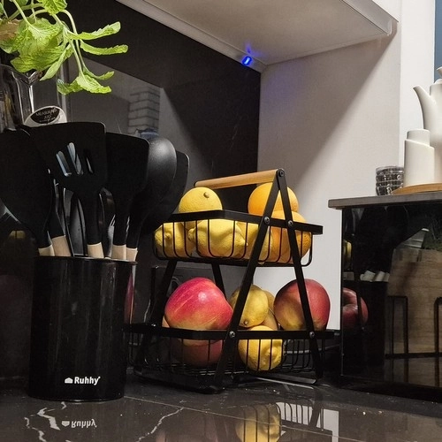 Dvoslojna košara za voće i povrće u loft stilu