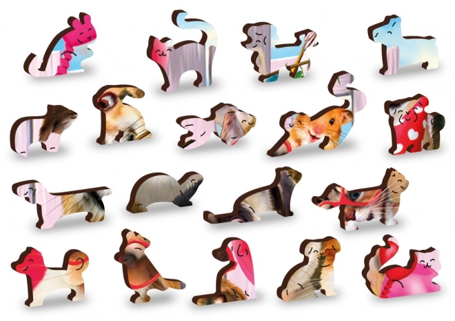 Drvene puzzle Vrijeme za zabavu 600 komada