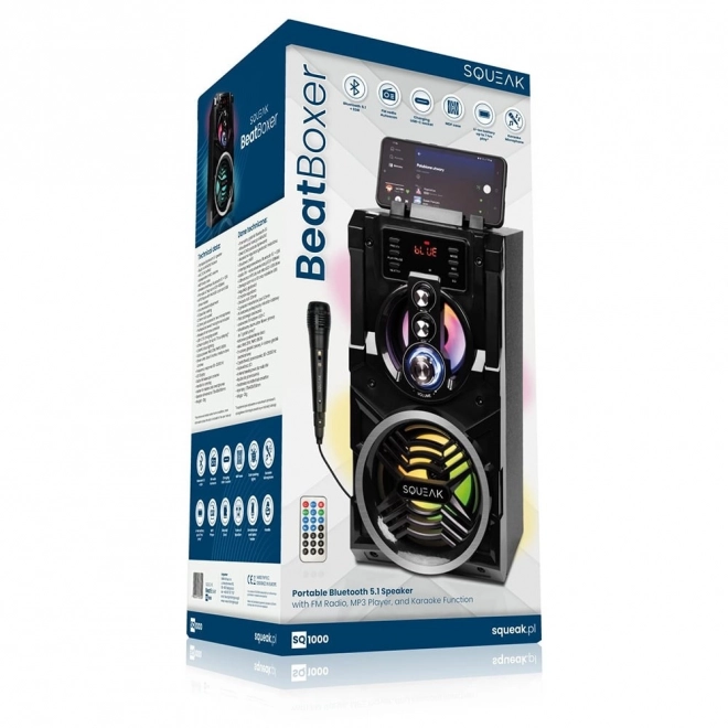 Bluetooth 5.1 zvučnik s karaokama 20W SQ1000 Beatboxer