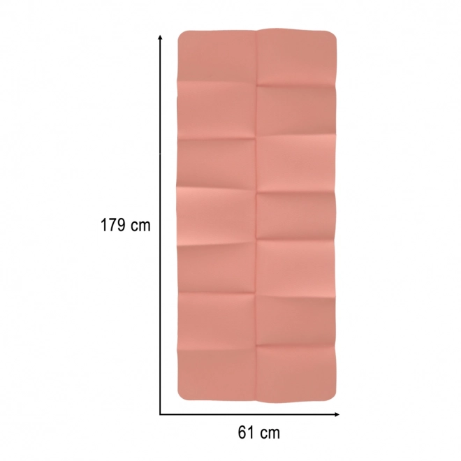 Sklopiva podloga za jogu 183x61x0,4 cm ružičasta