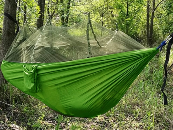 Ljuljačka mreža s mrežom protiv komaraca 270x140cm