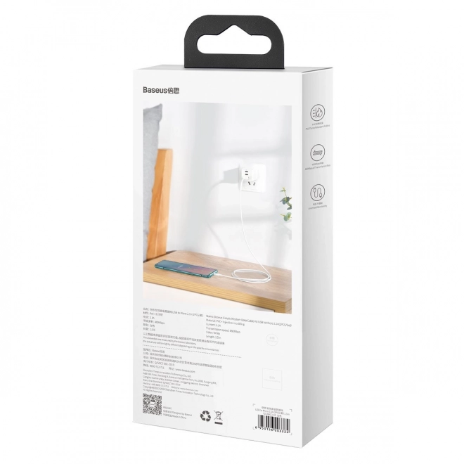 Set podatkovnih kabela Baseus USB na Micro 2,1A 1,5m