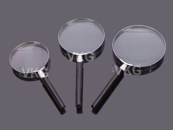 Klasična metalna lupa 75 mm