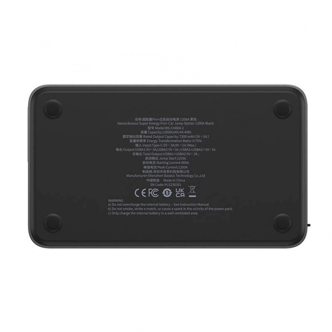 Automobilski starter Baseus Black Super Energy Pro+