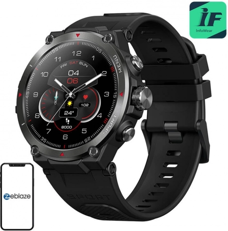 pametni sat Zeblaze Stratos 2 crni