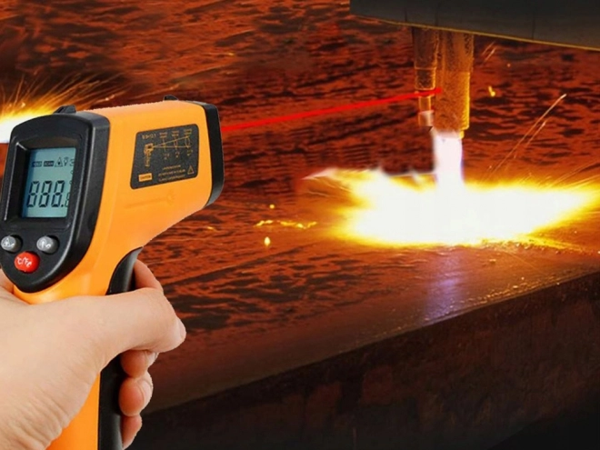 Bezkontaktni laserski termometar -50 +380°c