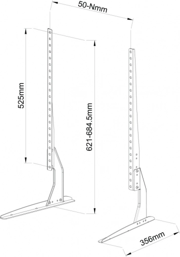Široka kompatibilnost VESA do 800×400
