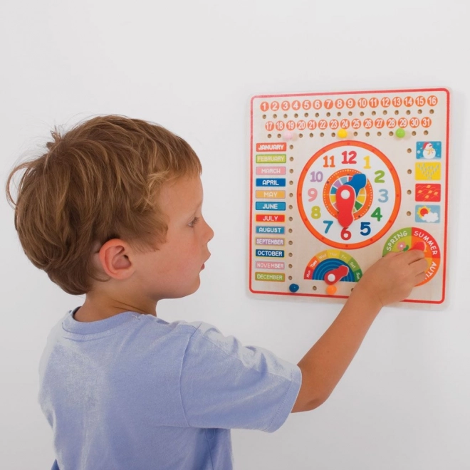 Bigjigs Toys Kalendar s satom