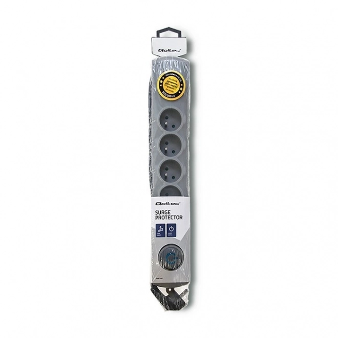 Prenaponska zaštita Quick Switch, 6 utičnica, 1,8 m, siva