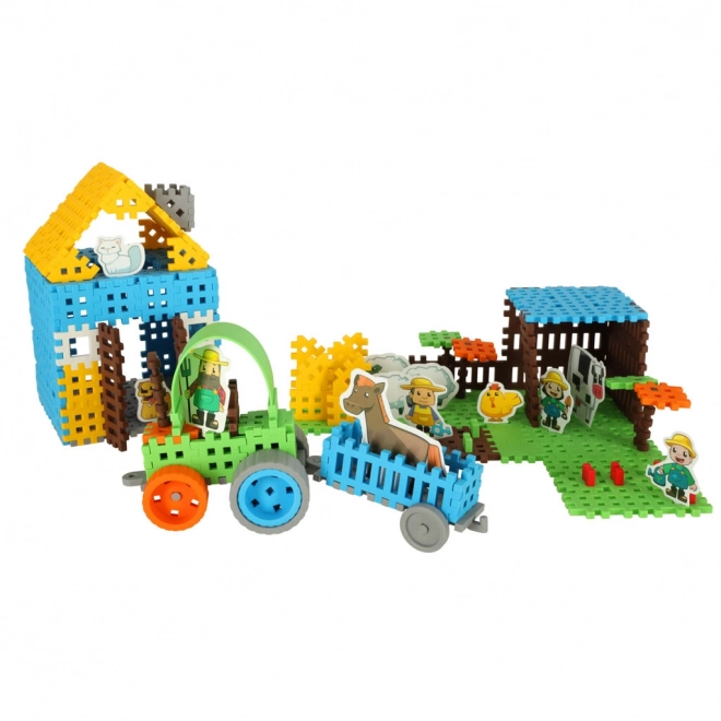 Građevinski blokovi Mini Waffle - Farmer Veliki set blistera