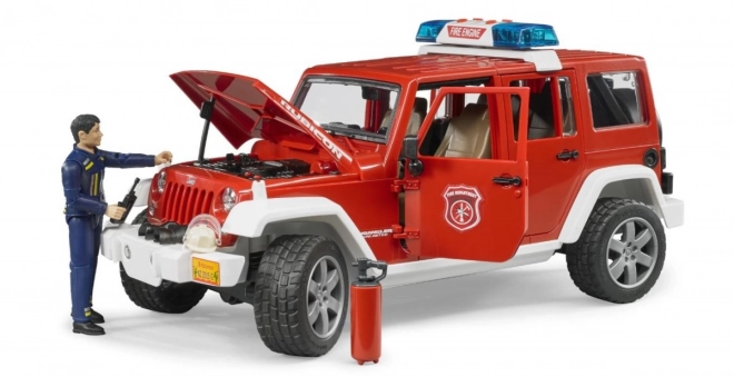 Bruder Crveni vatrogasni JEEP WRANGLER s figuricom i dodacima