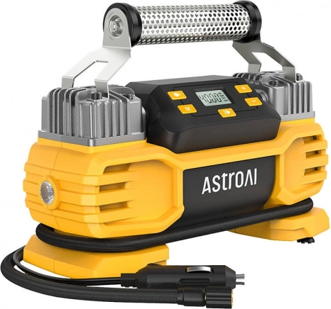 Dvostruki kompresor ASTROAI AIRUN T2 160 PSI za teške gume