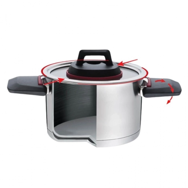 Inox lonac Maestro 2,3 l s poklopcem