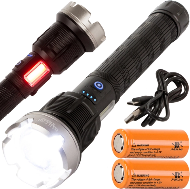 Vojna taktička svjetiljka s LED CREE XHP90 i funkcijom powerbanke