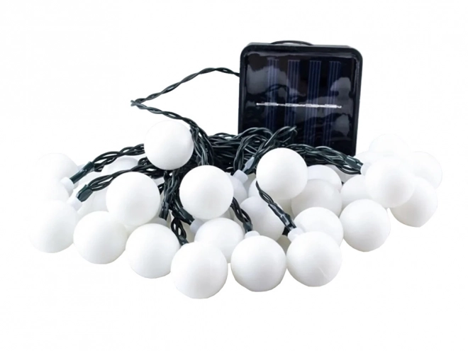 Solarna višebojna vrtna girlanda s LED