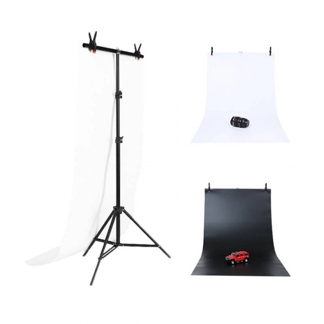 Foto-studijska podrška pozadina Puluz 70x200 cm s 2 pozadine