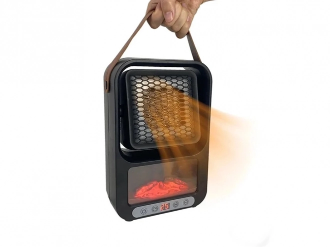 FAERLKA prijenosna električna grijalica s imitacijom kamina 500 W s termostatom