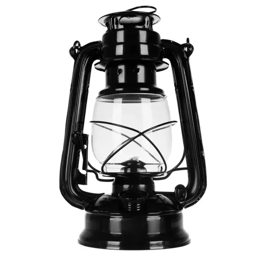 crna uljna lampa 24cm