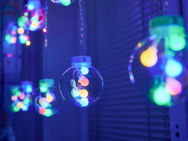 LED šareni zastor sa žaruljama - 3 m, 108 LED