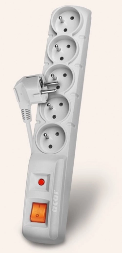 Produžni kabel Acar F5 5M siva