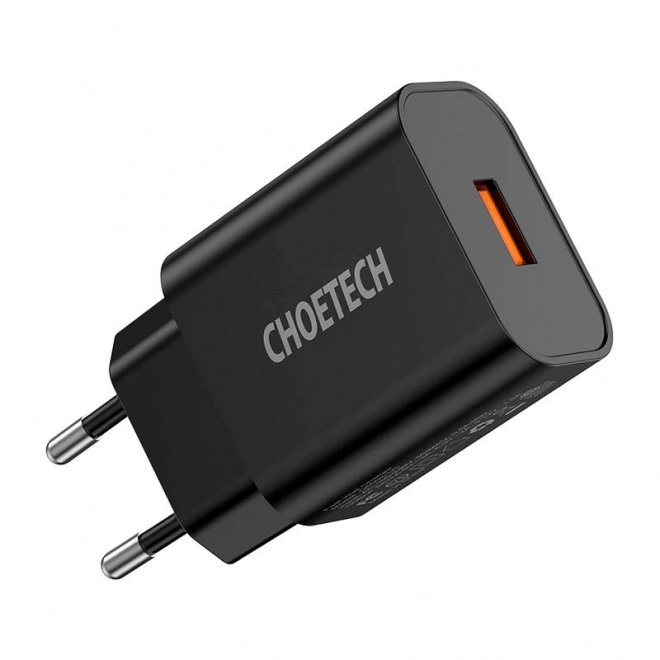 Punjač za utičnicu Choetech 18W USB-A crna
