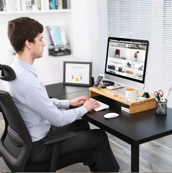 Stalak za monitor - bambus