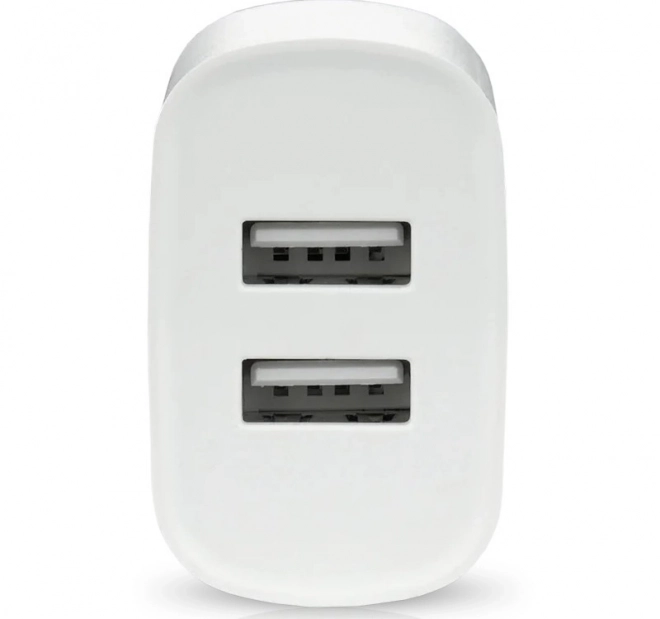Punjač za mrežu 2X USB 2,4A bijeli