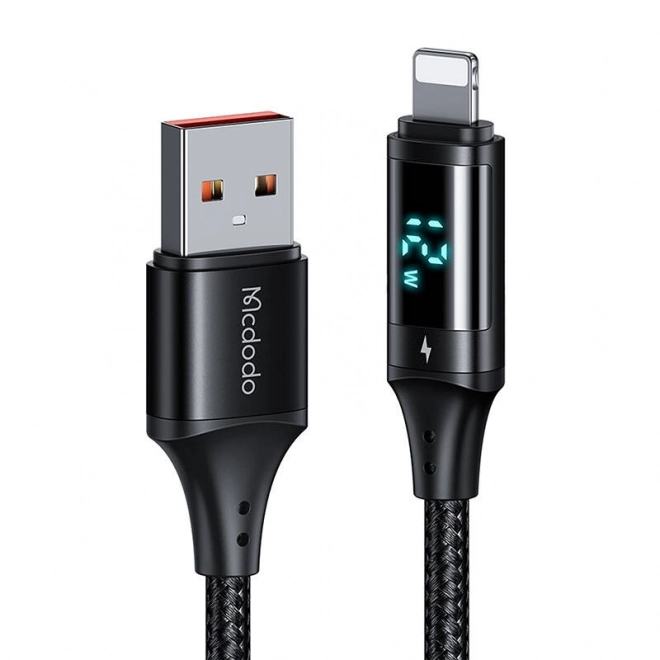 Podatkovni kabel s digitalnim zaslonom USB na Lightning Mcdodo, 1,2 m