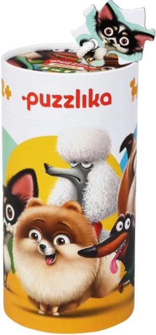 puzzlika psi 5 u 1 – dječje slikovne puzzle 27 dijelova