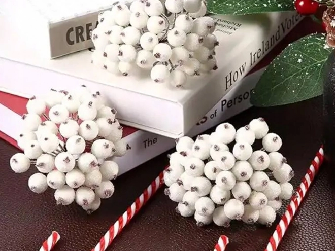 Božićni ukrasi Rowan Frosted Bijeli 5 kom
