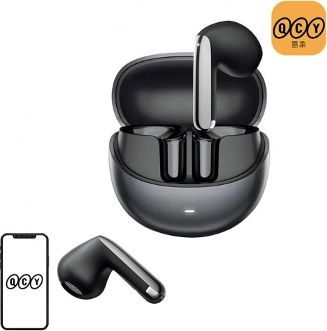 Bežične slušalice QCY AilyBuds Pro+ HT10 Pro s ANC, crna