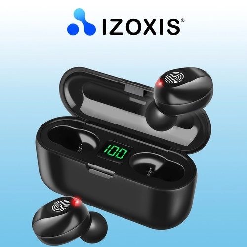 Bluetooth bežične slušalice - crne + powerbanka